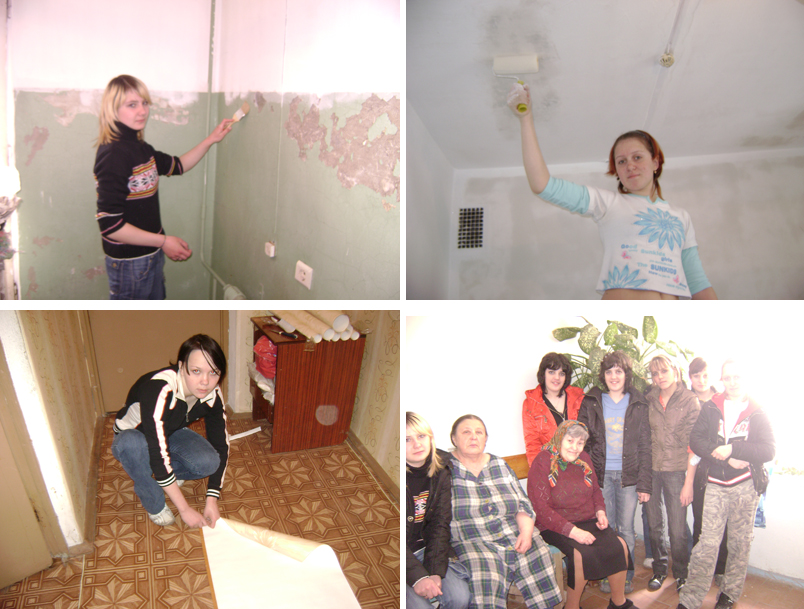 Команда «Добролюбы» помогла по хозяйству жильцам Дома ветеранов